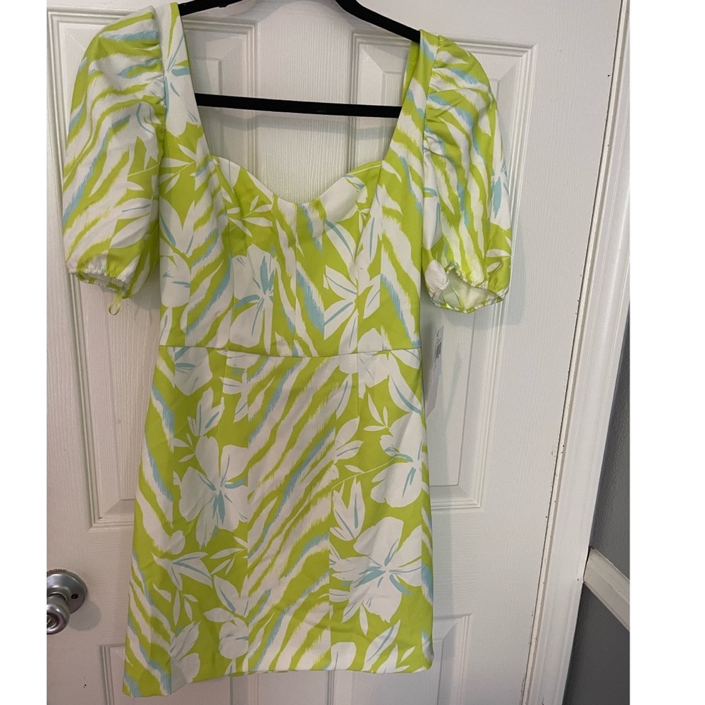 Green French connection dress size 4